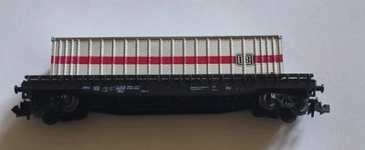 Roco Flachwagen mit Container DB - Bild 1 von 2