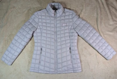 Chaqueta acolchada ligera Reebok rosa talla pequeña hinchada invierno otoño Foto 1 de 4