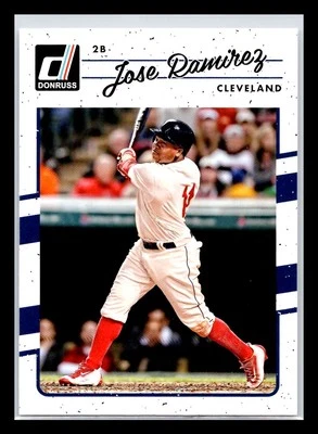 Jose Ramirez - 2017 Donruss #85 - Cleveland Indians - Image 1 of 2