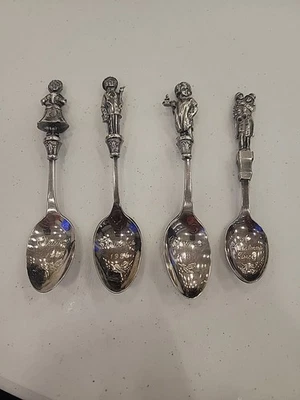 4 cucharas Reed & Barton Christ 1ª edición A Christmas Carol 1985 1986 1987 Foto 1 de 4