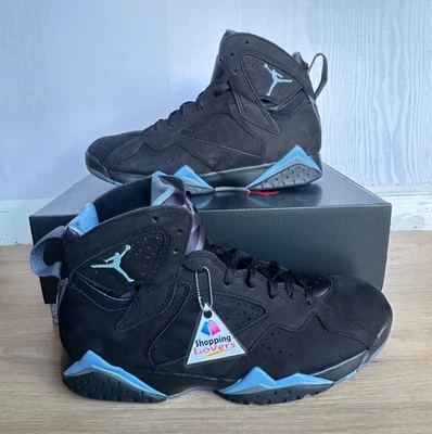 ⭐Nike Air Jordan 7 Retro Chambray Size 8.5 Men's shoes Sneakers Black CU9307-004 - Image 1 of 4