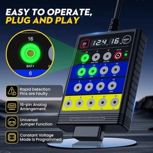 OBD-II Breakout Box CAN OBD Protocol Detector for ECU Bench Testing Car Diagnos - Bild 1 von 8
