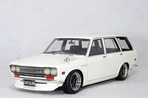1 18 Datsun Bluebird 510 Wagon Ivory White DATSUN NISSAN - Picture 1 of 10