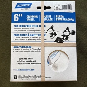 Norton Grinding Wheel For High Speed Steel 07660788248 6 x 3/4 x 1 Extra Fine - Picture 1 of 4