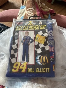 Raro 1997 Nascar Bill Elliott Niños Mediano Disfraz McDonald's Nuevo - Imagen 1 de 4