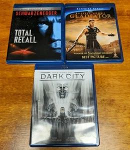 All-time Classics Blu-ray Bundle - Gladiator, Dark City, Total Recall - Bild 1 von 4