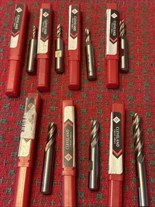 Cleveland 🇺🇸 Endmill Lot Center Cutting Endmills USA NOS - Picture 1 of 10