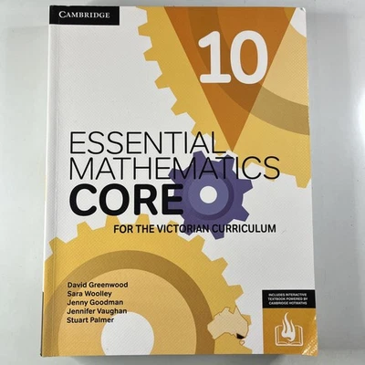 Cambridge Essential Mathematics Core 10 For The Victorian Curriculum Textbook - Image 1 of 4