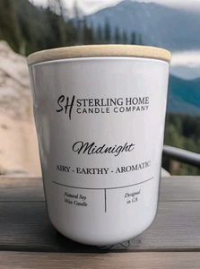 Sterling Home Candle Co. Sojawachs Midsummers Night 2 Docht Kerze 15 oz - Bild 1 von 4