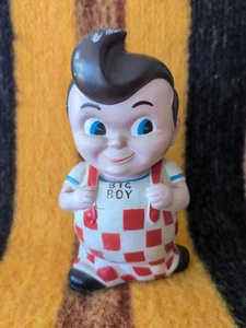 Vintage Big Boy Squeak Toy Bank! Does Not Squeak! - Picture 1 of 4