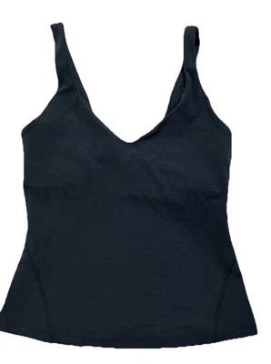 Lululemon Align Women's Waist-Length Tank Top Black Size 4 - No Pads - Image 1 of 4