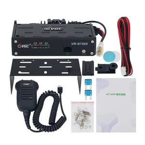 Vehicle-mounted U/V Dual Band Radio Transceiver 50W Bluetooth 50KM VR-N7500 - Picture 1 of 8