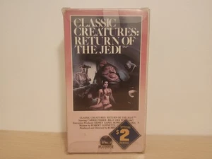 RARE Star Wars Classic Creatures: Return of the Jedi VHS Tape, Vintage BTS 1985 - Picture 1 of 10