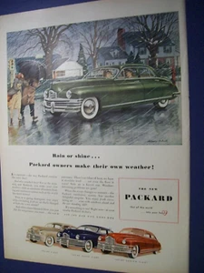 1948 Packard large-mag car ad -Eight Super Eight Custom Eight - Picture 1 of 1