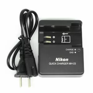 Cargador original Nikon MH-23 para EN-EL9A EN-EL9 D40 D40x D60 D3000 D5000 - Imagen 1 de 5