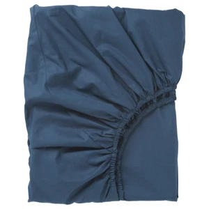 ULLVIDE Spannbettlaken, dunkelblau, 160x200 cm - Artikelnummer 50342770 Ikea - Bild 1 von 5