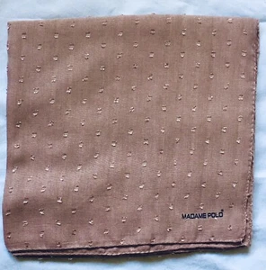 NWoT LEMON 38” Square COTTON Scarf DUSTY ROSE Pink • Great for CHEMO Hair Loss - Picture 1 of 1