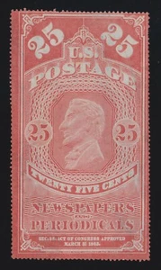 US PR3 25c Newspaper Periodicals Unused F-VF NGAI SCV $400 - Picture 1 of 2