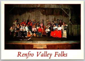 Postcard Kentucky Mount Vernon Renfro Valley Folks Barn Dance Band - Picture 1 of 2