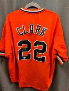 🔥Jack Clark Signed San Francisco Giants Jersey AUTO JSA COA Sz XL🔥 - Picture 1 of 3