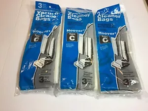 3 Three Packs (9 Bags) - VacMaster Vacuum Cleaner Bags for Hoover Type C - Picture 1 of 3