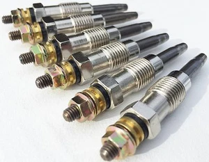 GLOW PLUGS FOR MERCEDES BENZ 300SD 190D 240D 300D 300TD PEUGEOT 505 504 BMW 524D - Bild 1 von 4