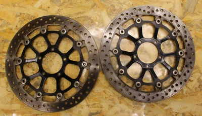 Ducati 848 EVO 2008 2009 2010 2011 2012 2013 front brake disc rotor Brembo lh rh - Image 1 of 4