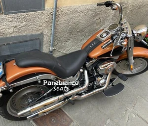 SELLA SEAT SITZBANK  PANEBIANCO SOFTAIL 1584-1690  year 2006-17  fat boy rear200 - Picture 1 of 3