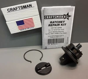 Craftsman 43446 Ratchet Repair Kit Fits 1/2" 44977 44983 Flex Quick Release  USA - Picture 1 of 5