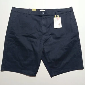 Levi's Signature Gold Men's 46 Navy Blue Premium Flex Casual Chino Shorts - Picture 1 of 12