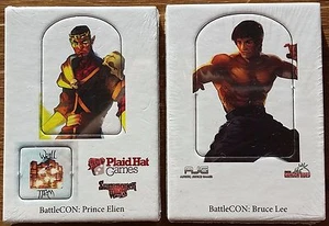BattleCon War of Indines Promo Packs Prince Elien & Bruce Lee NEW MINT - Picture 1 of 2