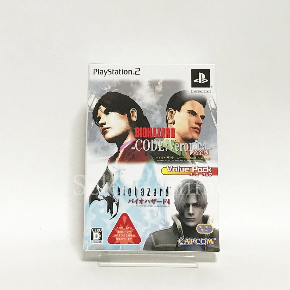 Resident Evil - Code: Veronica 2 pcs set PlayStation2 Japan Ver. - Image 1 of 4
