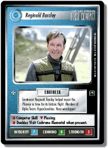 Reginald Barclay - First Contact - Star Trek CCG 1E - Picture 1 of 1