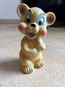 Vintage 60s Ledraplastic Rubber Bear Ledra Doll - Picture 1 of 7