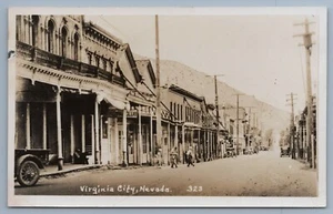 Virginia City Nevada Storey County RPPC postcard C2 - Picture 1 of 2