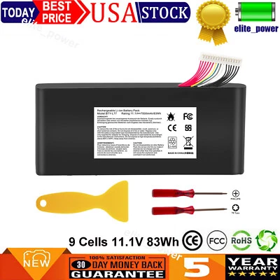 Batería BTY-L77 para MSI MS-1781 MS-1782 MS-1783 MS-1785 GT72 GT72VR 2QD 2PE 2QE Foto 1 de 4