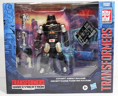 HASBRO 2020 TRANSFORMERS WFC DECEPTICONS FOREVER COVERT AGENT RAVAGE MISB - Image 1 of 4