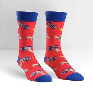 Sock It To Me Men's Crew Socks - Ray Gun (UK 6-12) - Picture 1 of 1