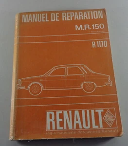 Manual De Reparación Renault R12 Tipo R.1170 De 1969 - Imagen 1 de 1