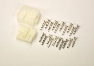 10-Pin 4.2mm (2x5) 5557/59 Male Female Connector Plug Crimp Contact Pins 20 SET - Picture 1 of 6