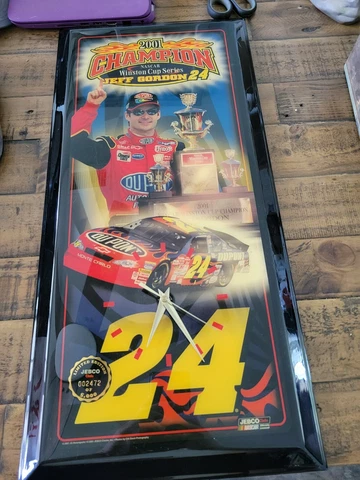 Jebco Clock Nascar 2001 Champion Jeff Gordon Limited Edition Cover