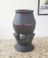 Ethiopian Sculptural Early 20th Century Finely Carved Wood Cup African Art