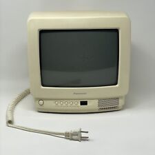 Panasonic Color TV Vintage Model CT-9R10T On Swivel Base Retro Gaming 9" Monitor