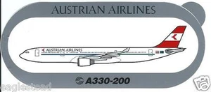 Baggage Label - Austrian - Airbus A330 200 - Sticker (BL538) - Bild 1 von 1