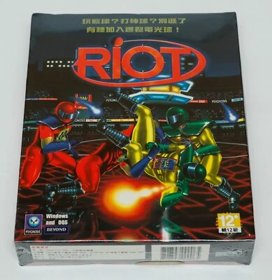Riot - Psygnosis 1997 PC Windows & DOS Asian Big Box Version - New - Image 1 of 4