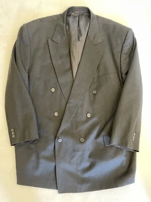 Blazer PIERRE BALMAIN Vintage Doble Pecho Lana en Carbón Talla 54 R Foto 1 de 4