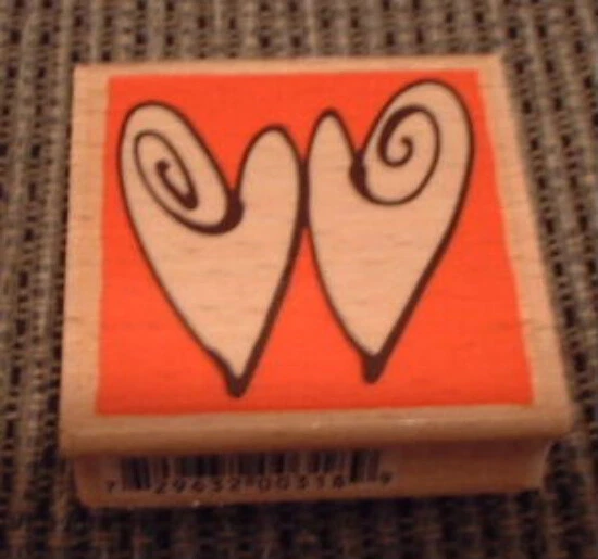 VAP Scrap Flower Rubber Stamp 2x2