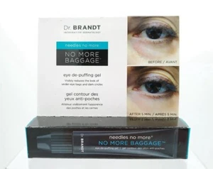 Dr. Brandt Needles No More No More Baggage Eye De-puffing Gel 7g Travel Size NIB - Picture 1 of 2