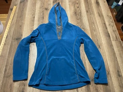 Pantalones de mezclilla Danskin Now, para mujer talla grande, azul gris, cuello en V, manga larga, suéter Foto 1 de 4