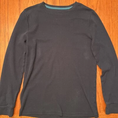 Camisa térmica Sonoma para niños manga larga azul marino - talla grande Foto 1 de 3